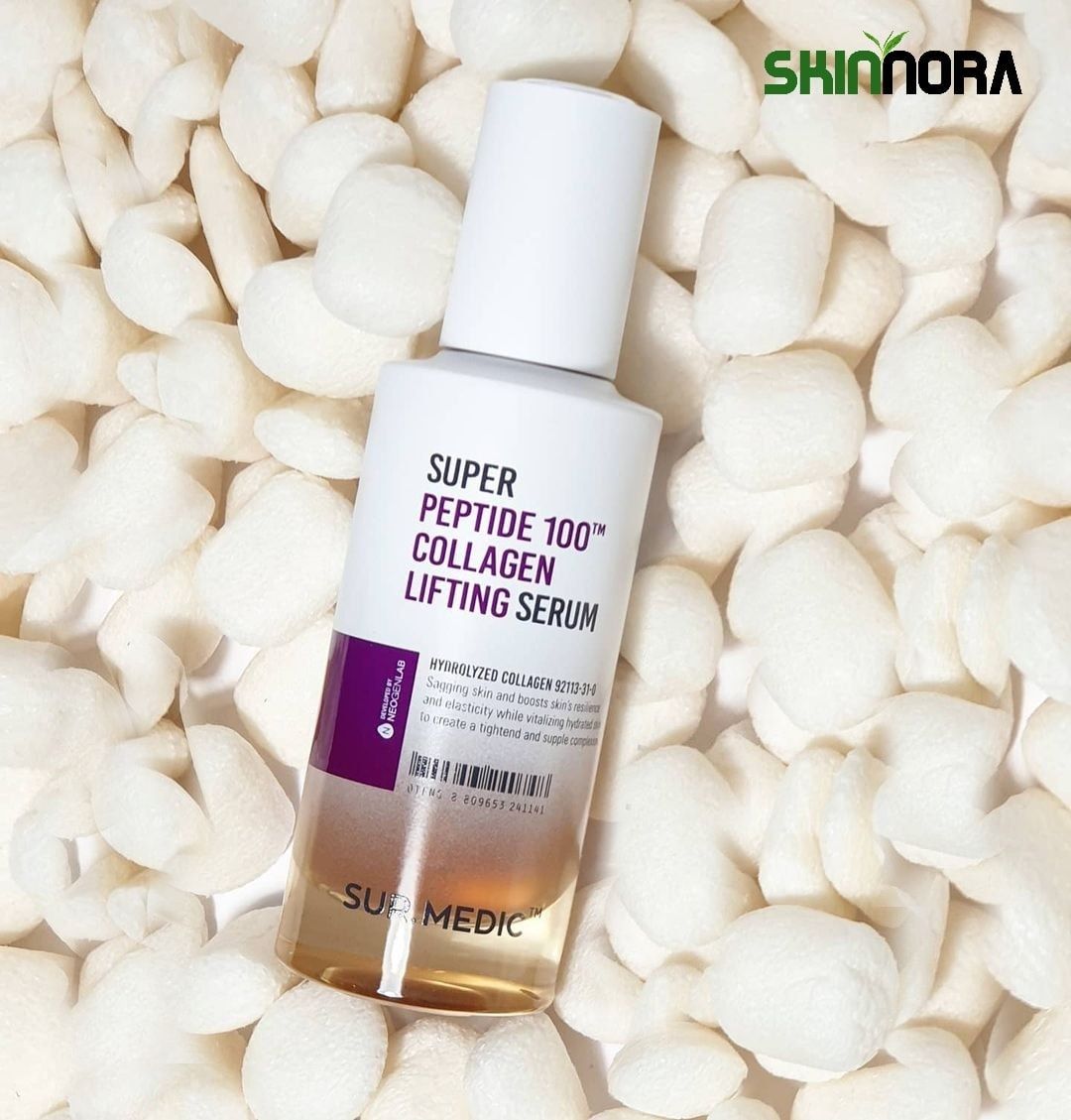 Neogen Sur Medic Super Peptide 100 Collagen Lifting Serum 50ml Collagen Support 10-Peptide Complex Treatment for fine lines and wrinkles Hydration Firming Care High concentration of collagen helps firm