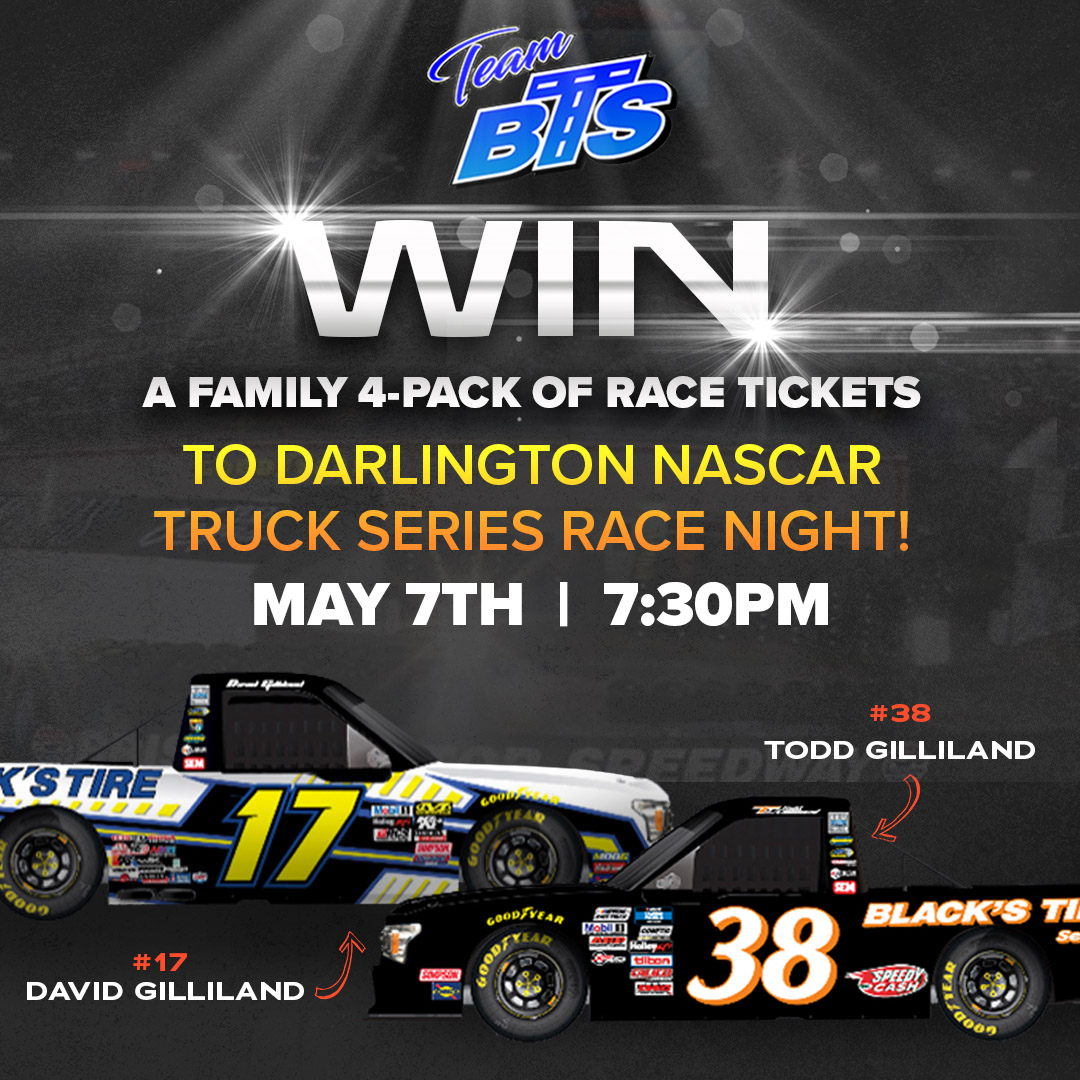 Ricky Benton Racing - 🏁 BTS RACE GIVEAWAY 🏁 Win a Family 4-Pack of ...
