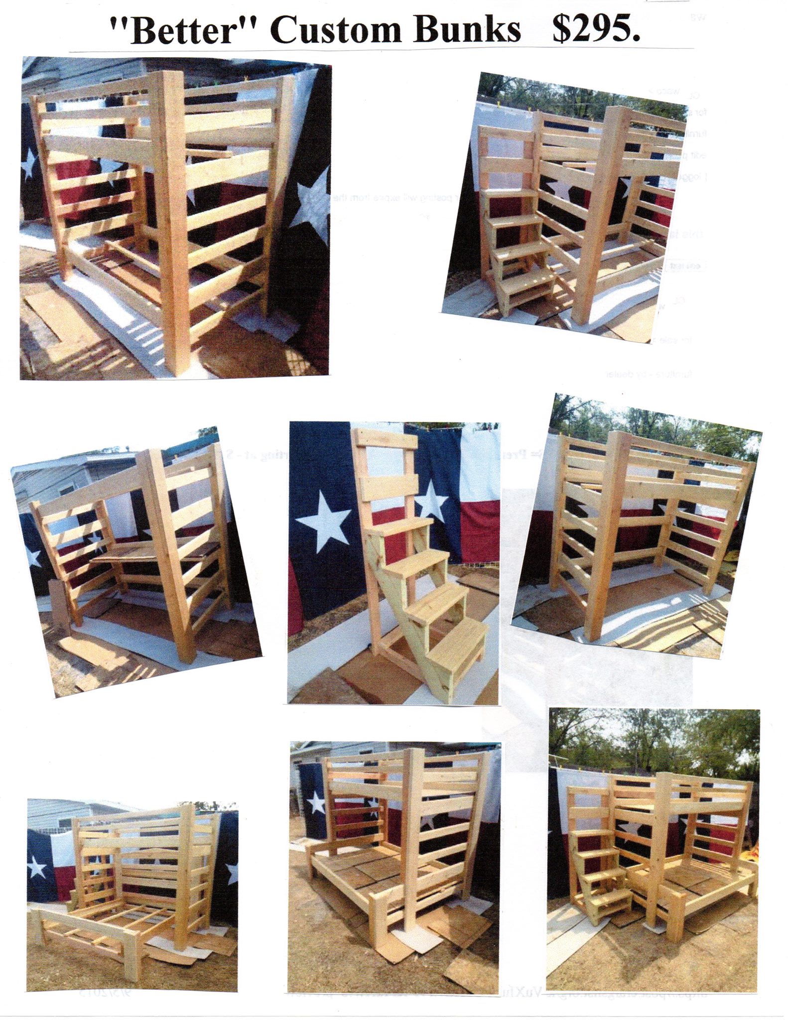 Rustic & Custom Shop Built BUNK BEDS & Western Beds