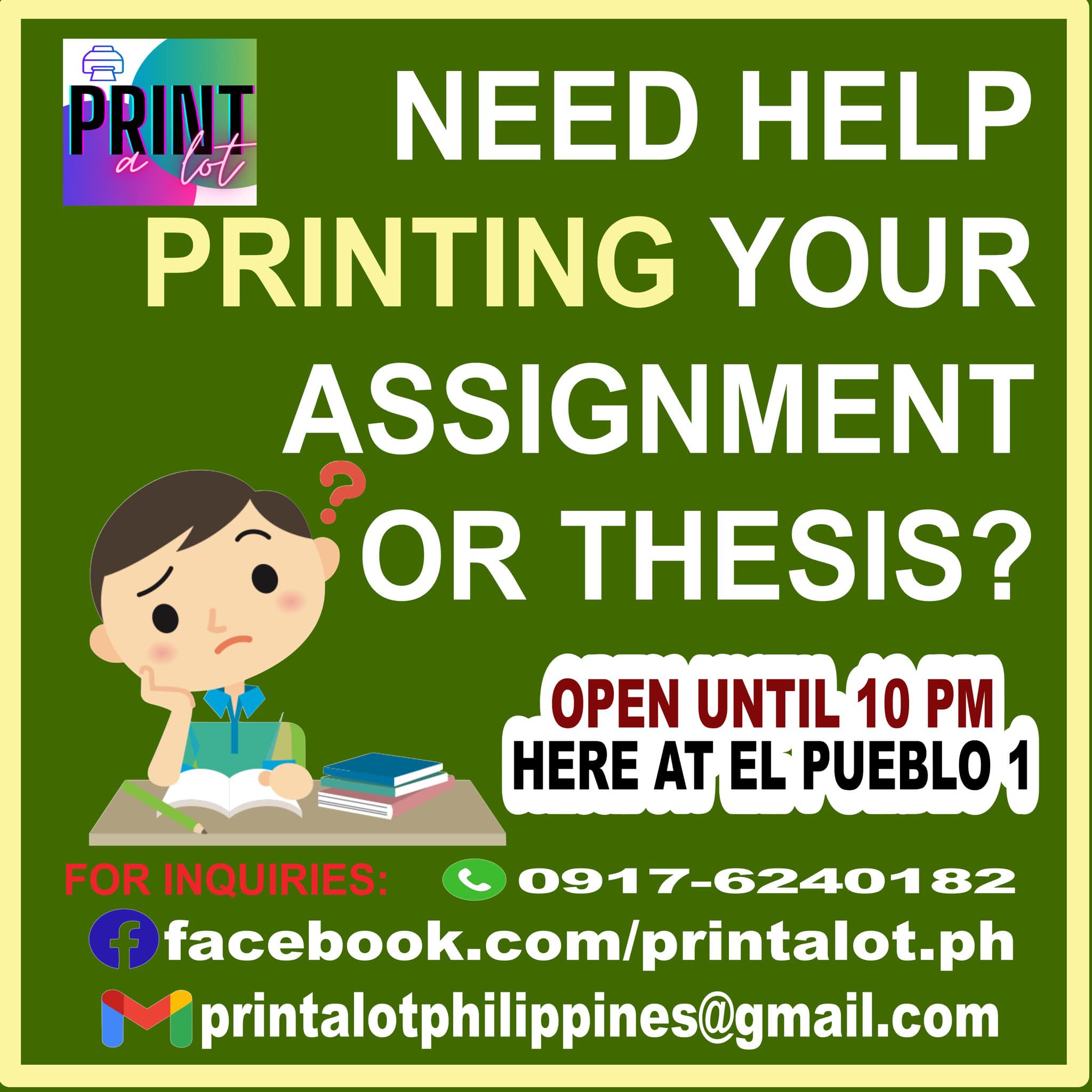 Print A Lot Digital Printing Shop | Quezon City