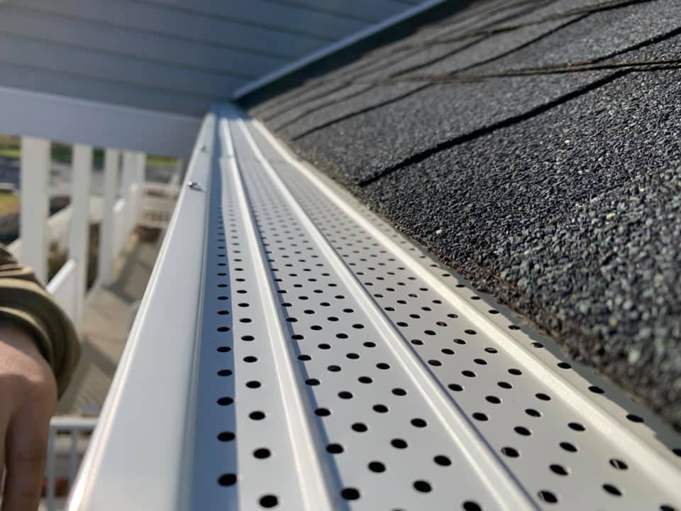 Gutters cleaned and... - Robert J. Albrecht Landscaping LLC