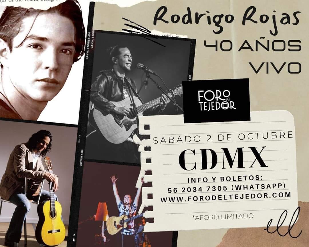 Rodrigo Rojas Fans Oficial - Rodrifans ya puedes comprar tus boletos ...
