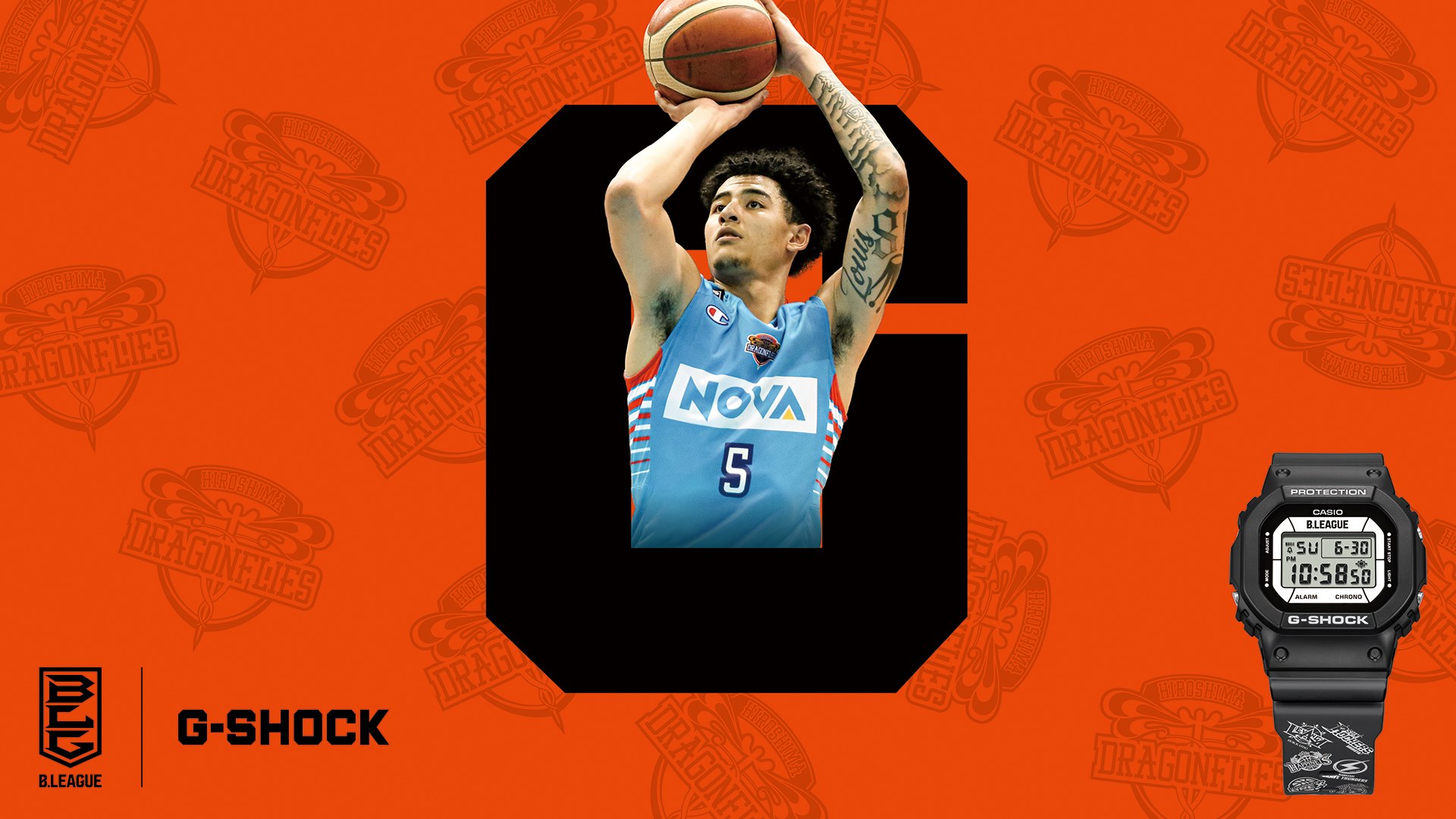 CASIO - G-SHOCK × Bリーグ コラボレーションモデルの発売を記念して 