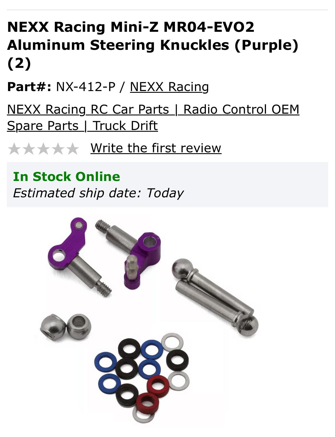 I know it's an MR-04 part, but will it fit an MR-03 with a king
