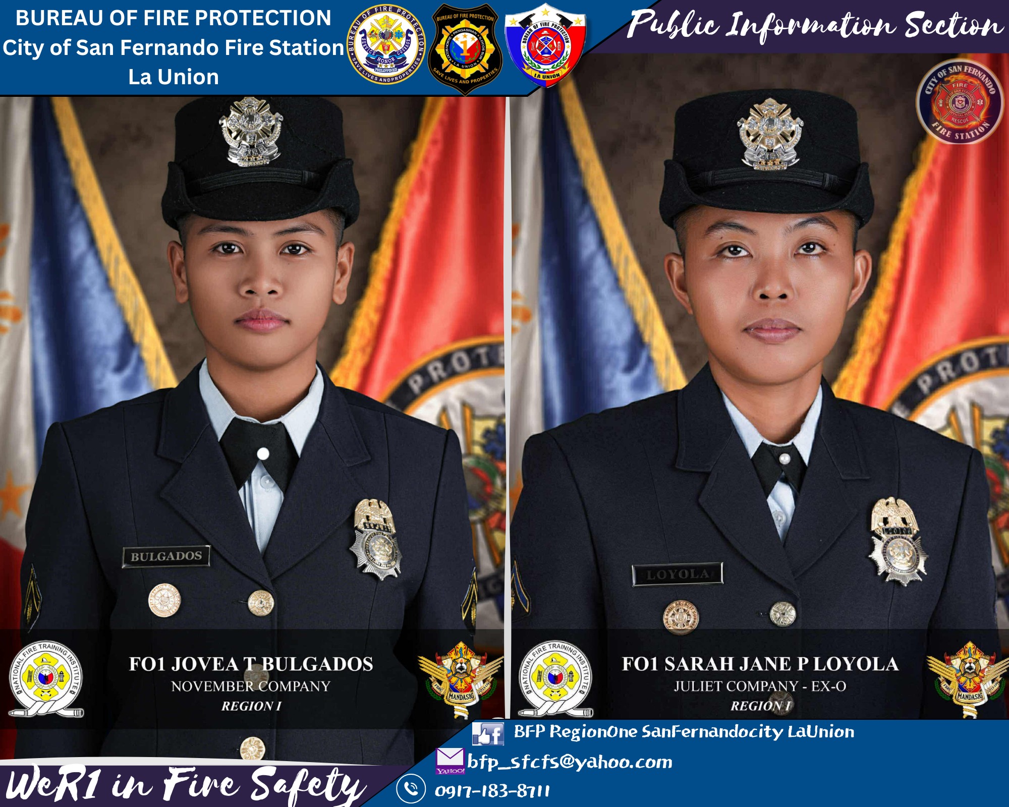 Bfp RegionOne - San Fernando City Fire Station proudly extends its ...