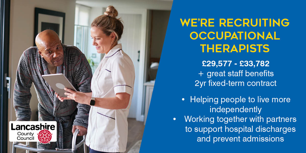 Lancashire County Council - ️ We're recruiting Occupational Therapists ...