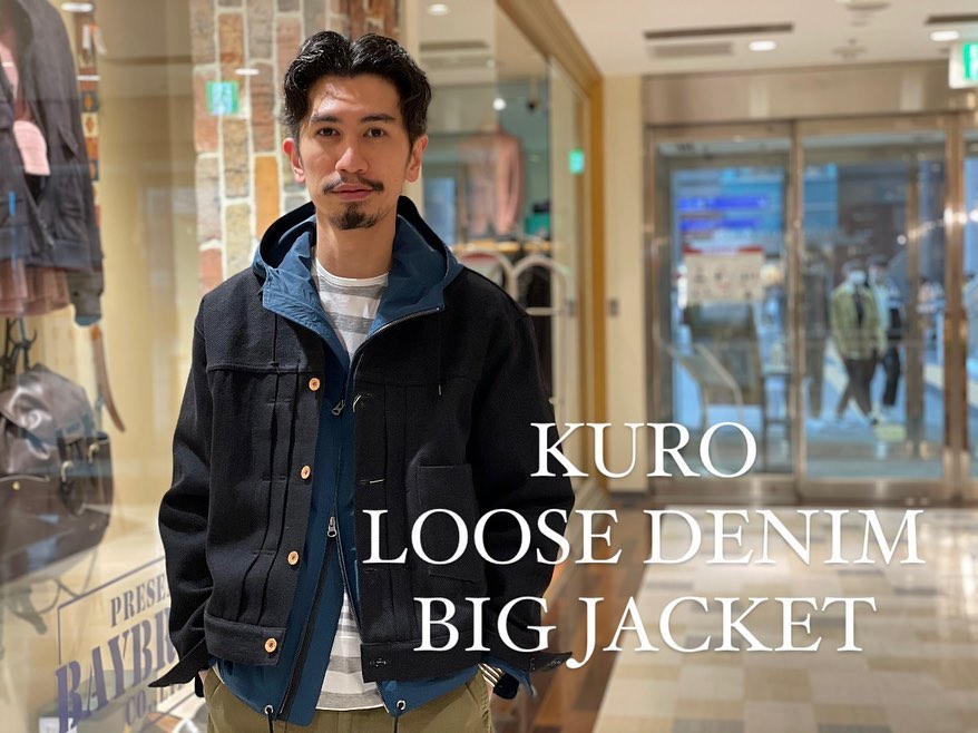 KURO】 model / LOOSE DENIM BIG JACKET color / black size / 0(S),1 
