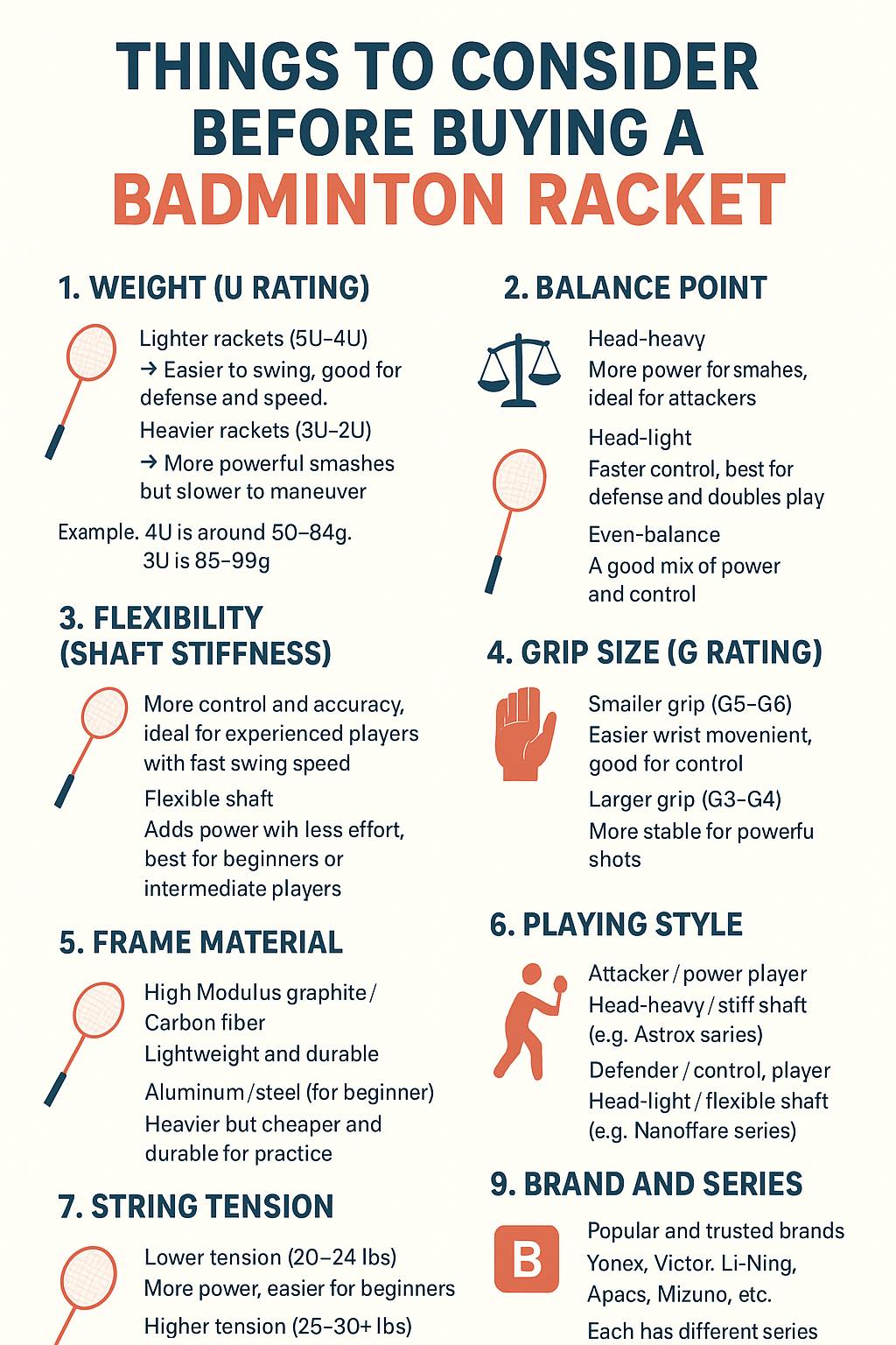Badminton Addicts!!!! | Choosing the right racket can make or break ...