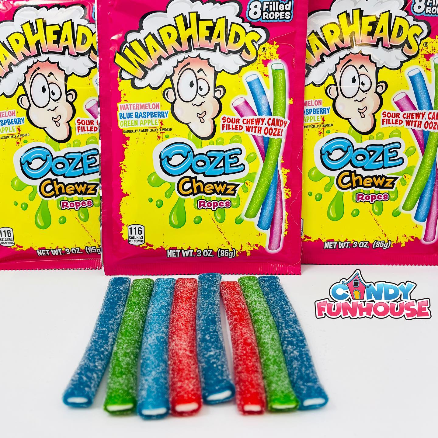 Candy Funhouse - ⚠️ Warheads Sour Ooze Chewz 🤤 ropes of...