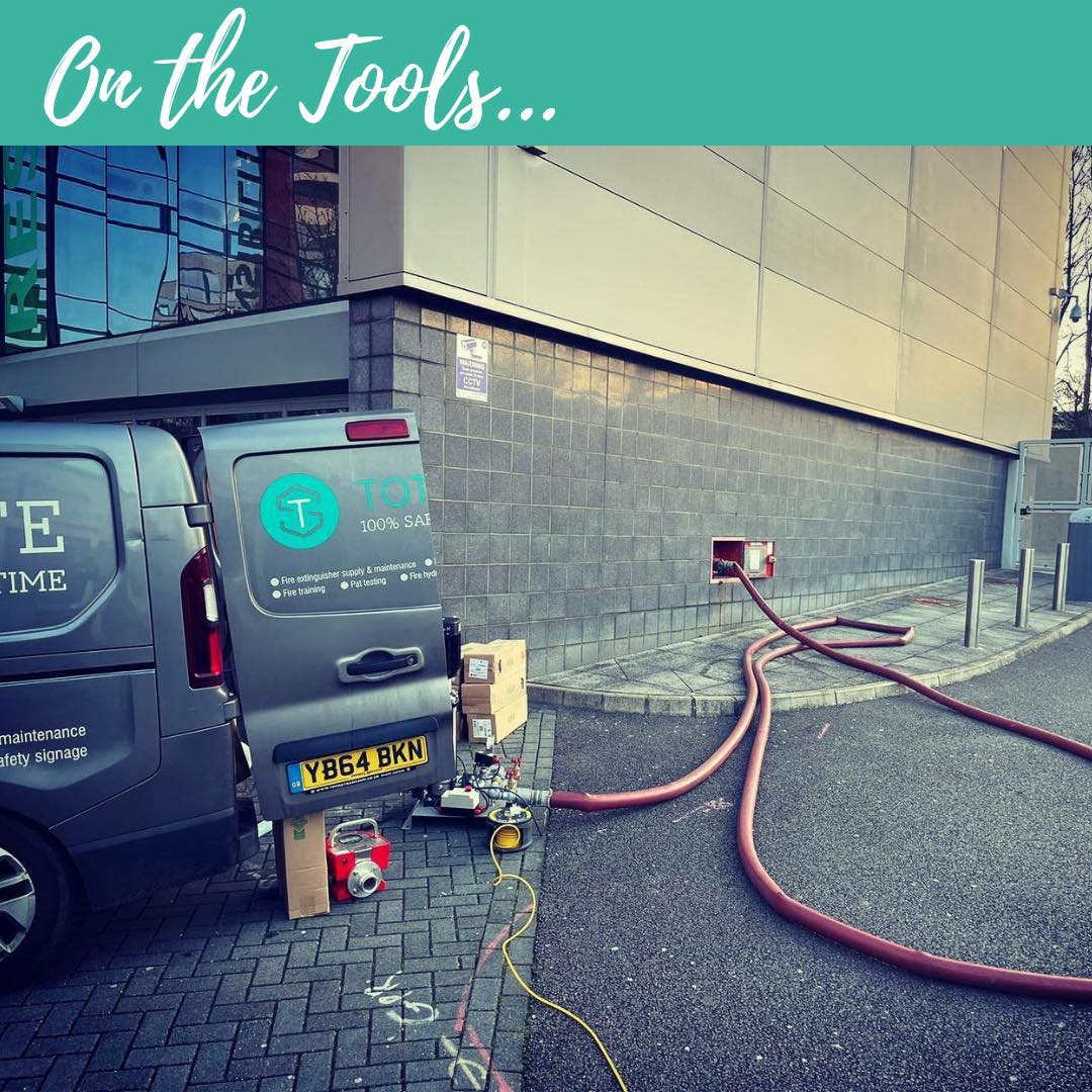 Total Safe Uk - 🟥 Dry Riser testing by our engineers at...