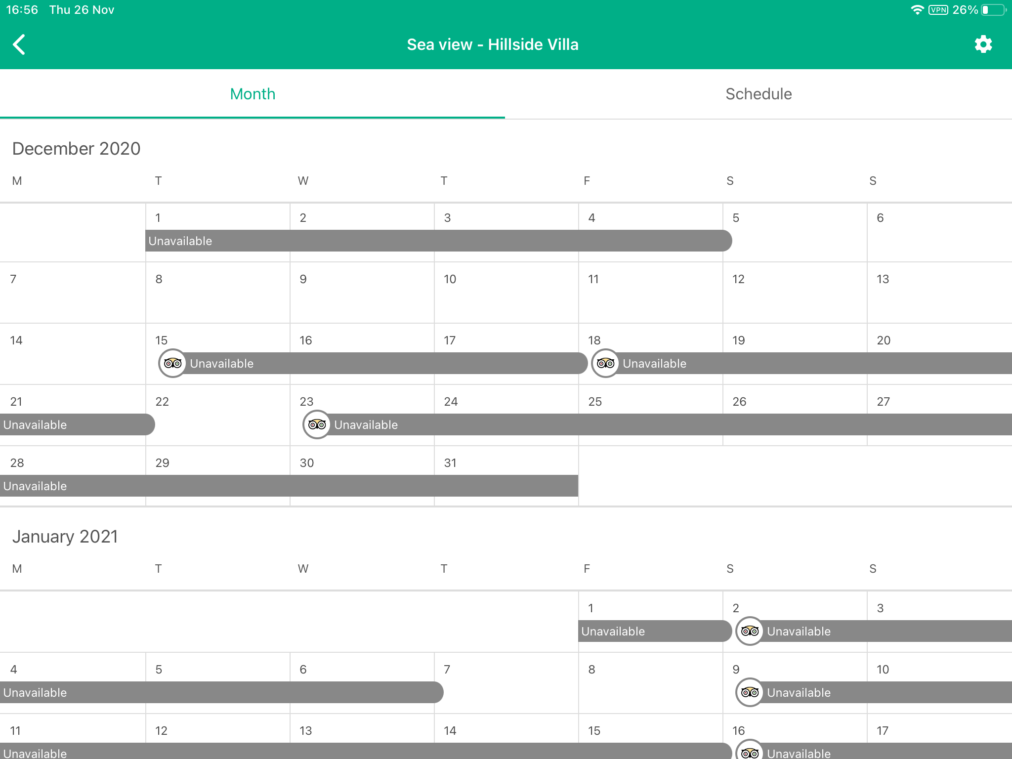 Now we have moved into the new tiered system I have some availability ...