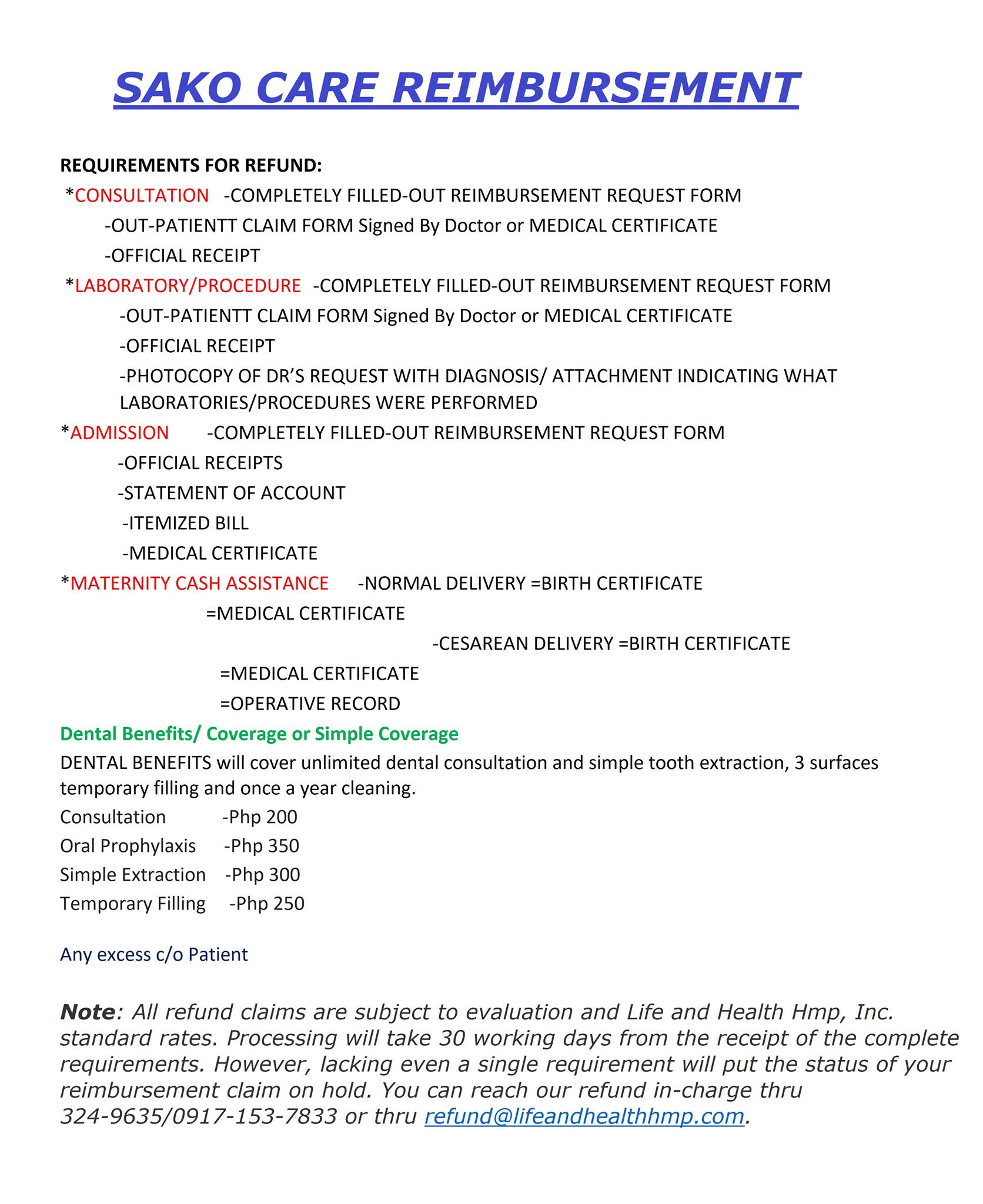 REQUIREMENTS FOR REFUND: *CONSULTATION -COMPLETELY FILLED-OUT ...
