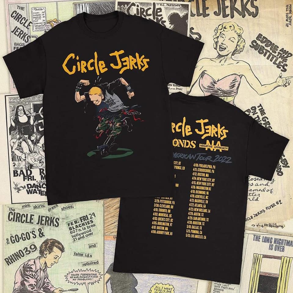 CIRCLE JERKS 2026 JAPAN TOUR MERCH AVAILABLE NOW! 🎉💯😁