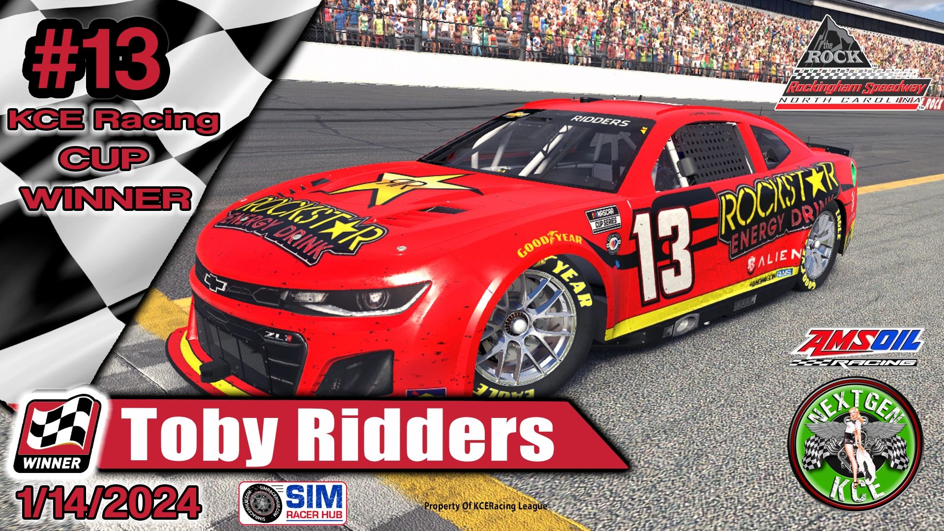 KCE Racing - Congratulations to Toby Ridders #13 taking...