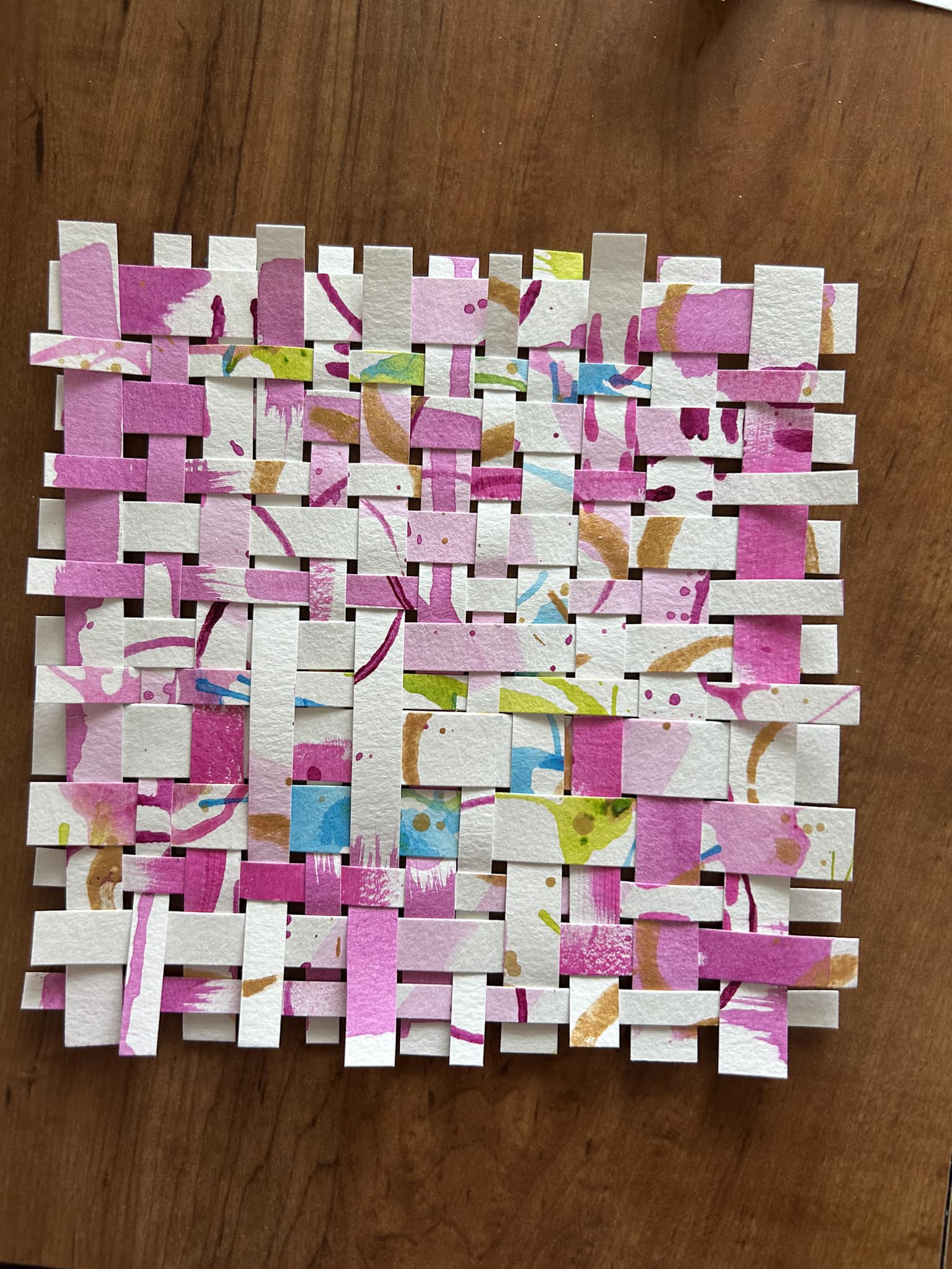 What to do with cut watercolor paintings?
