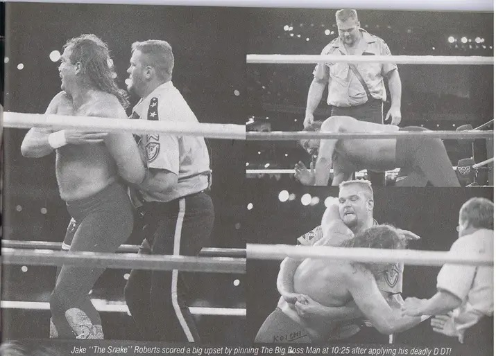 OTD 36 years ago My first and only match with Boss Man at the