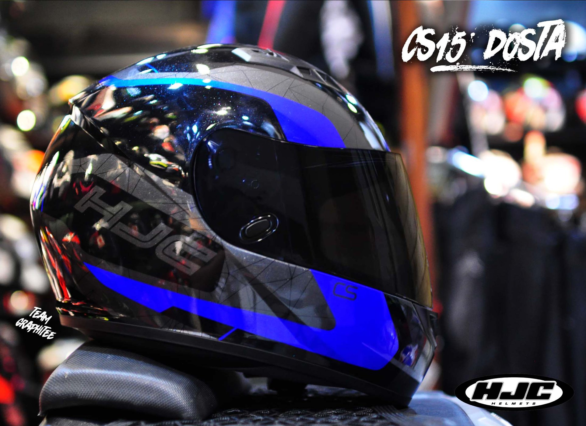 HJC CS15 DOSTA MC2🔥 Fullface Single Visor Smoke lens not