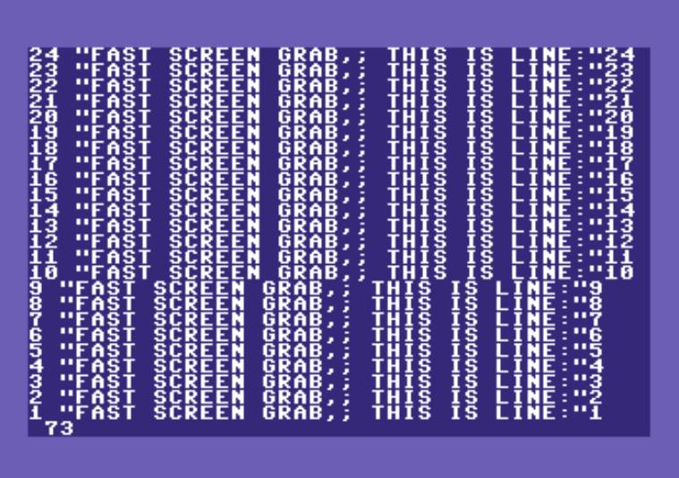 ♡オーダー専用ページ♡ C64 BASIC V2 Program to Grab and Reverse Screen Text