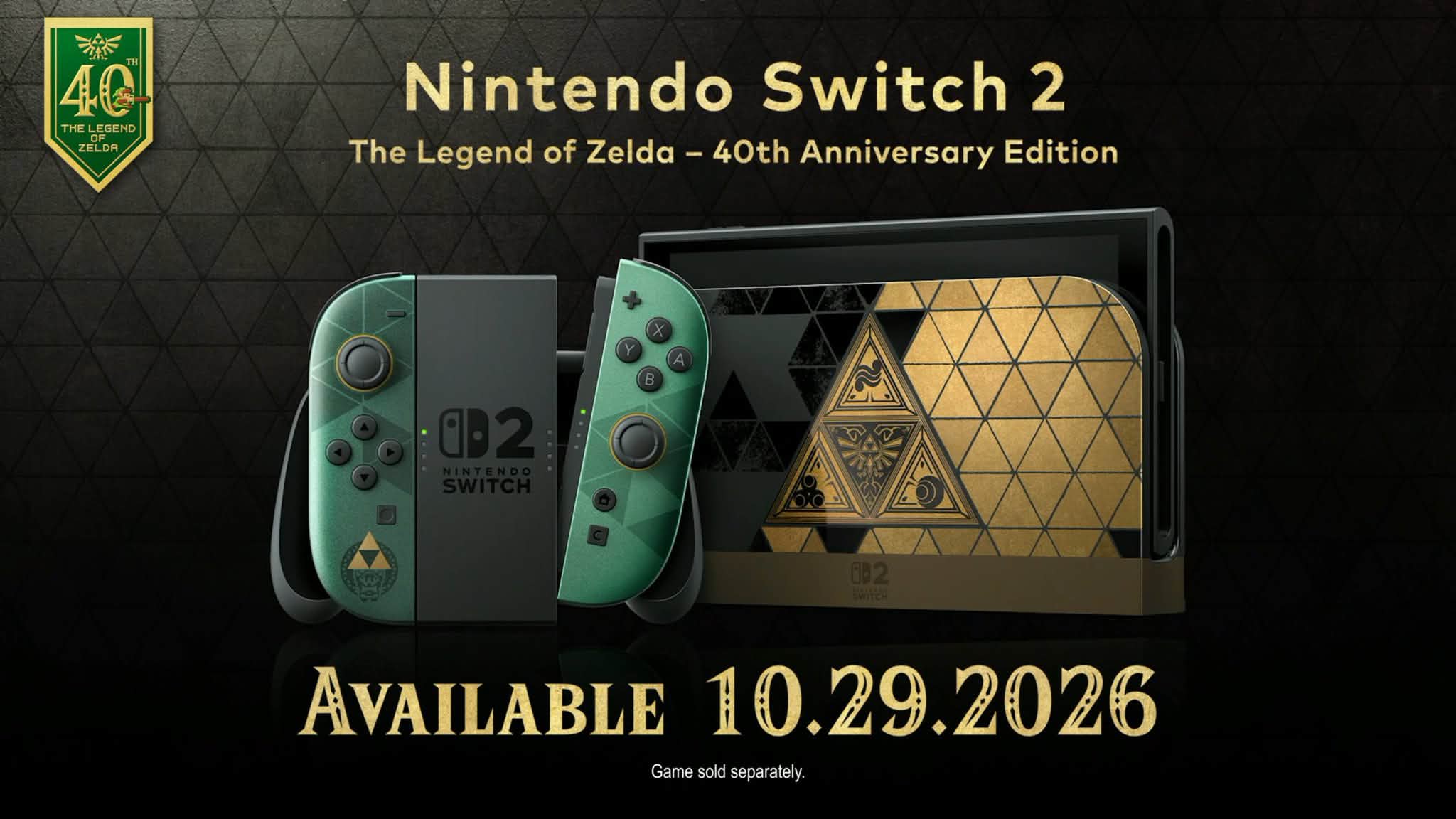 🙌 A Nintendo Switch 2 specially designed for The Legend of Zelda