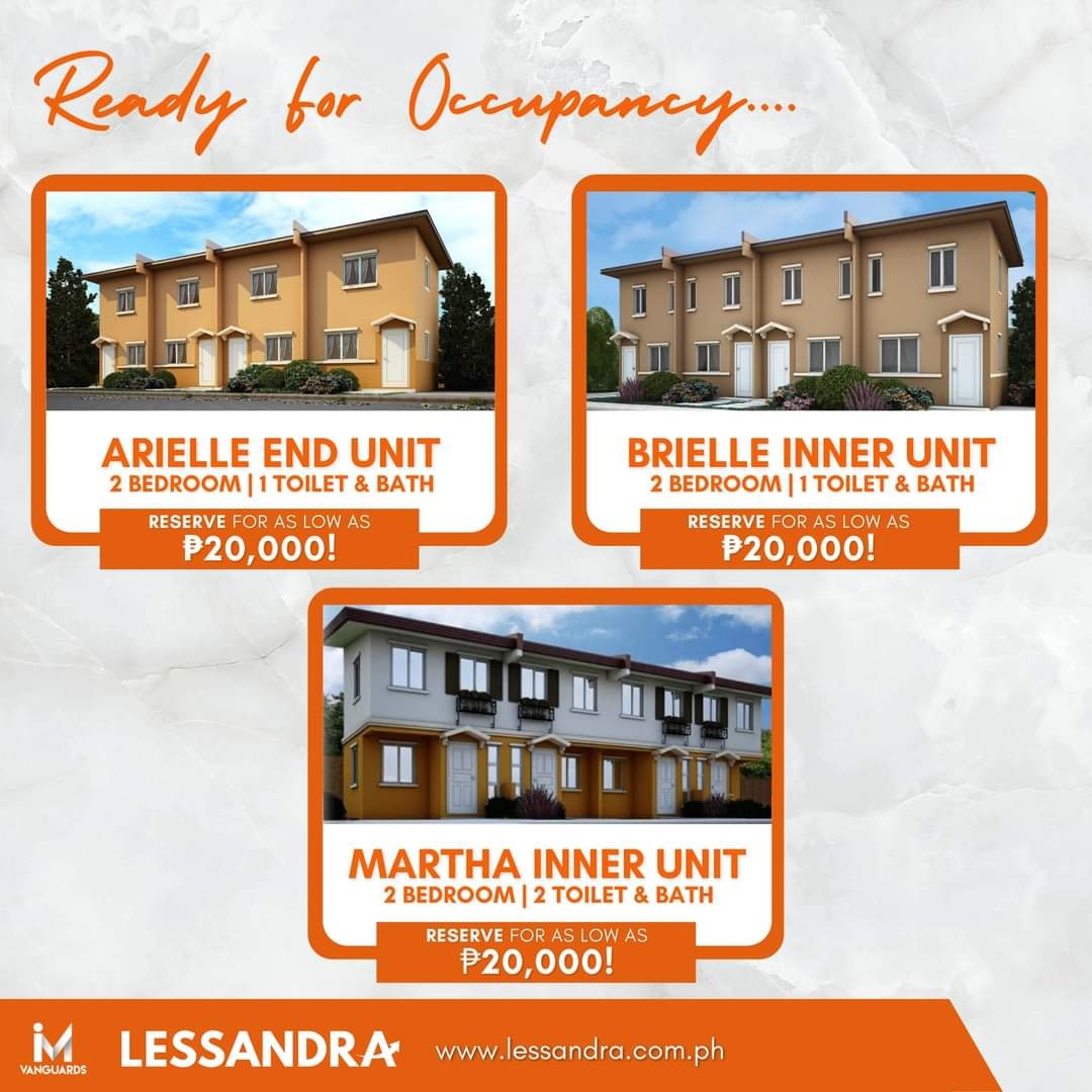 AVAILABLE UNITS IN LESSANDRA PALO ARADO ‼️ We have 2 available RFO ...