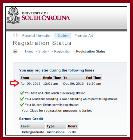 USCB Palmetto College - Are you wondering when you are able to go ...