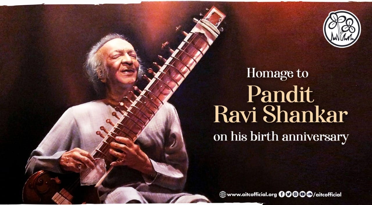 Homage to Pandit Ravi... - All India Trinamool Congress