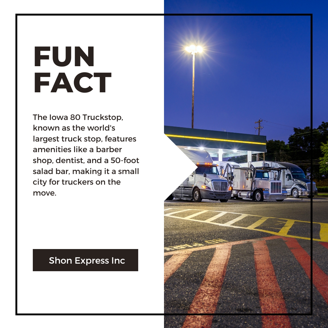 Welcome to the trucker's oasis! 🚚🌟 The... - Shon Express Inc | Facebook