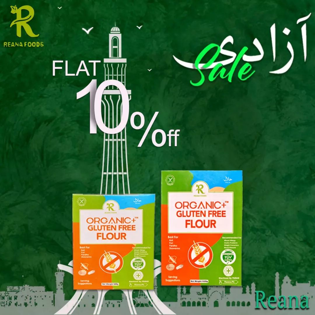 Reana.pk - Stock up on Gluten Free Flour by Organic and... | Facebook