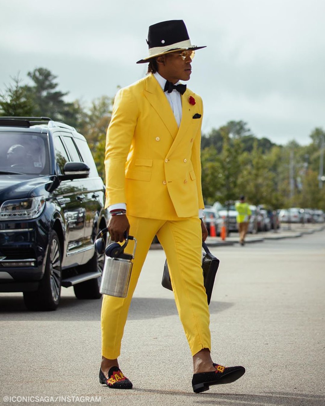 Download Cam Newton Yellow Suit Pics