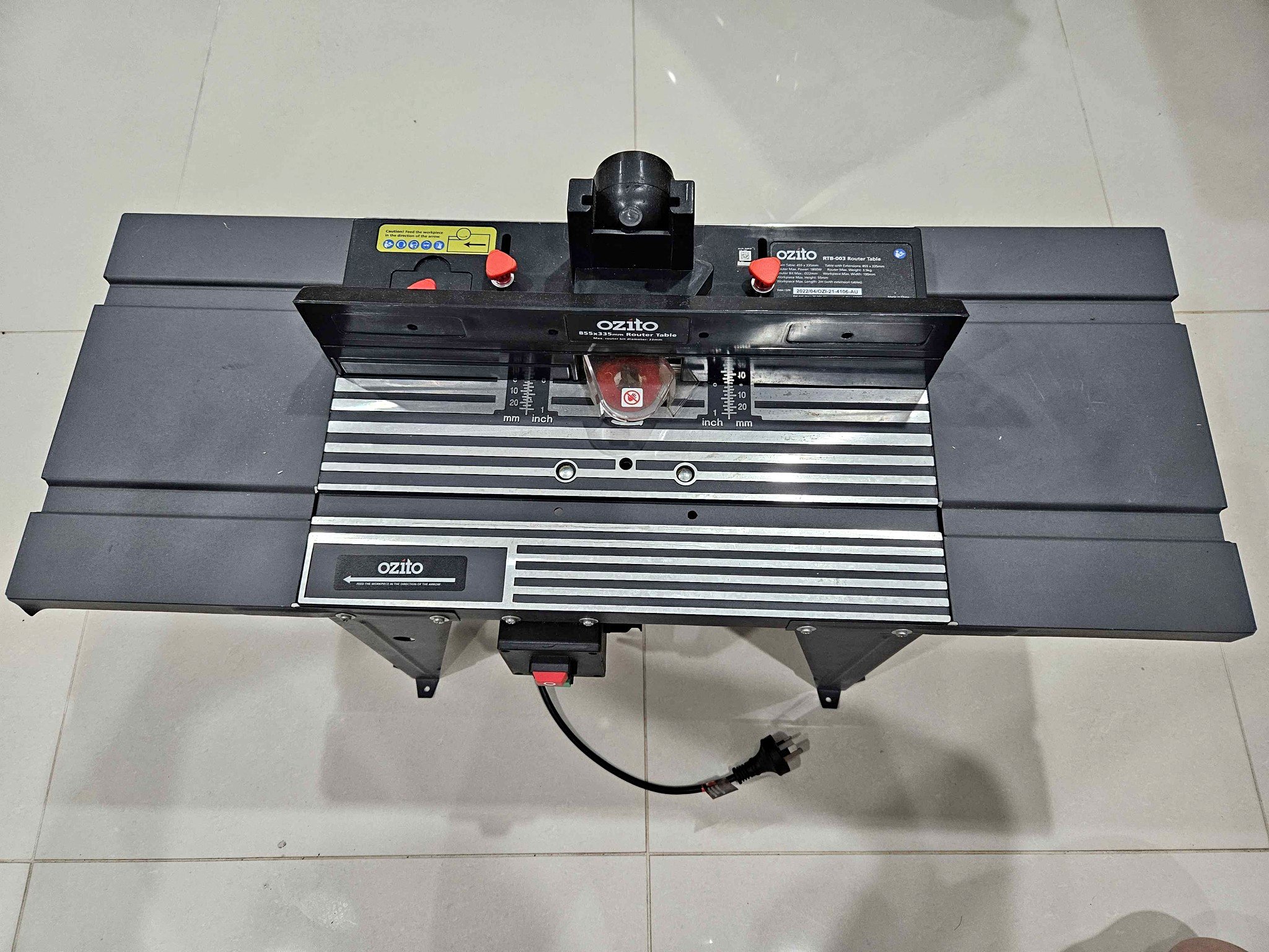 GMC 1200w router + ozito router table. Works perfect. - Router Tables ...