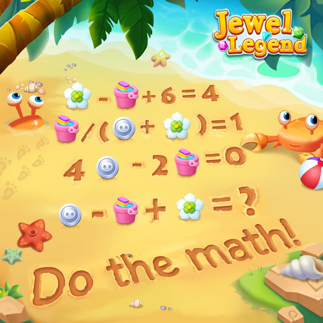 Jewels Legend - Contest Time📝 Who is good at math? 🎓 Solve the problem ...