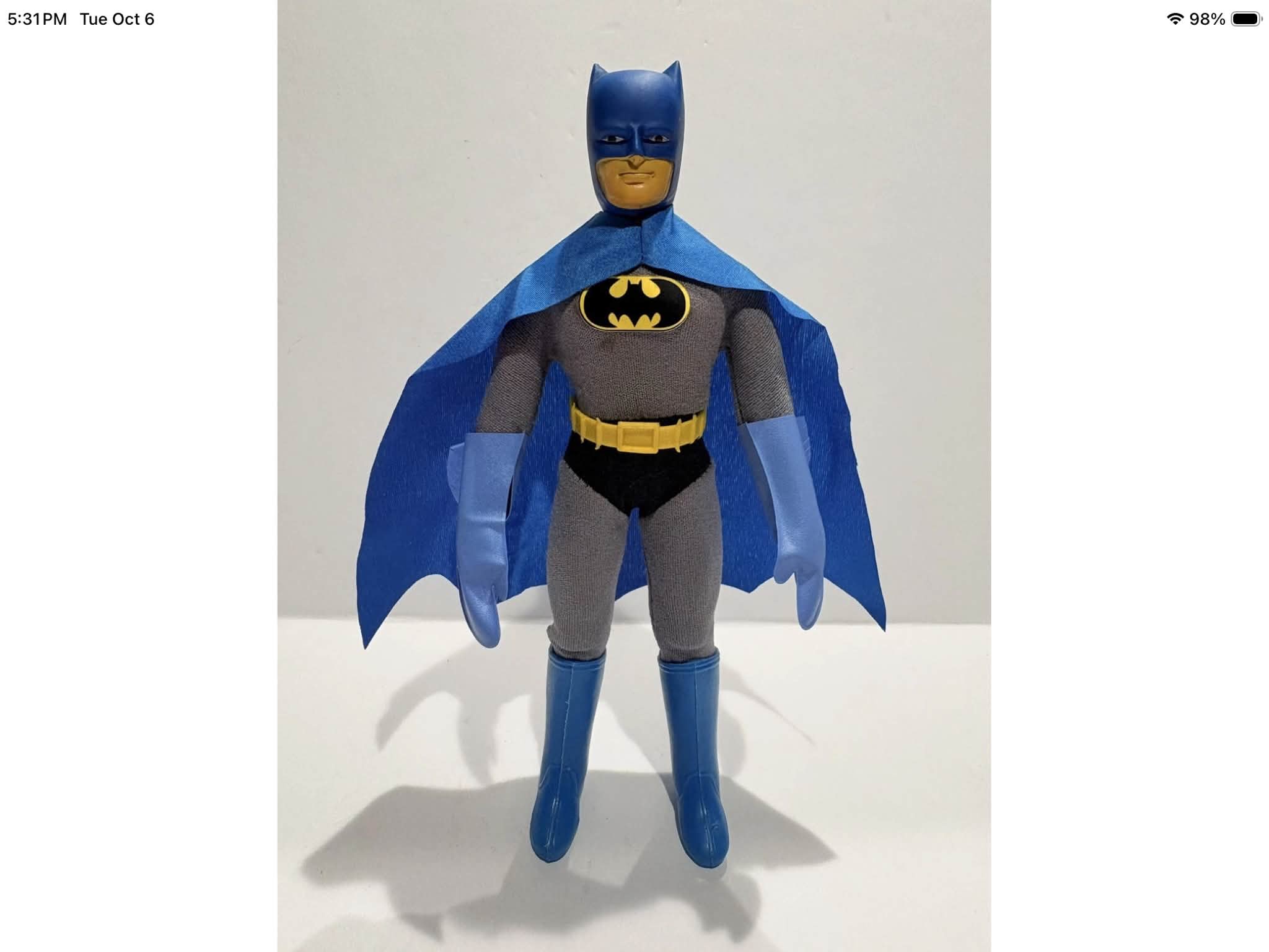Mego Batman and original Robin figure