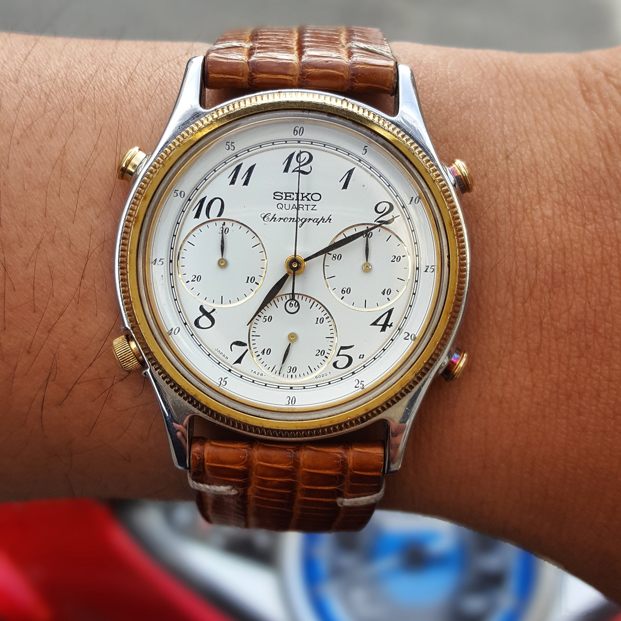 Seiko Quartz Chronograph 7A28-6020