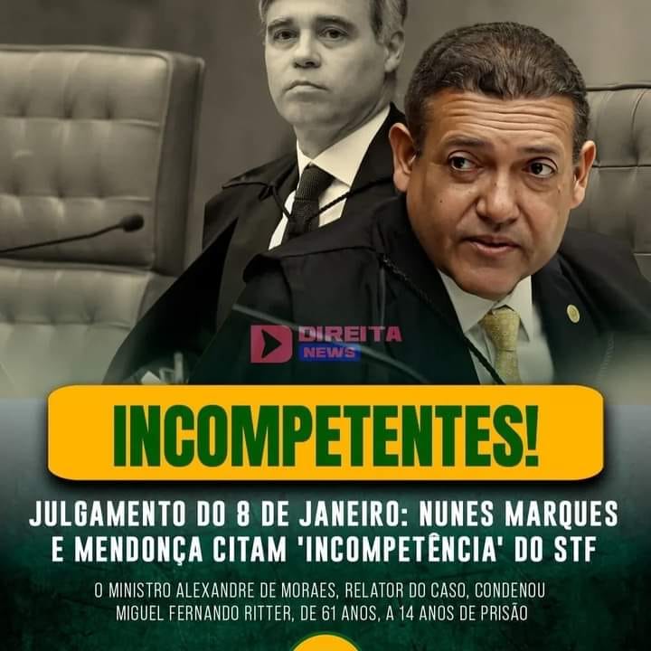 Raimundo - #QUEM #DECIDE SE É COMPETÊNCIA DO STF É O PRÓPRIO STF, DIZ ...