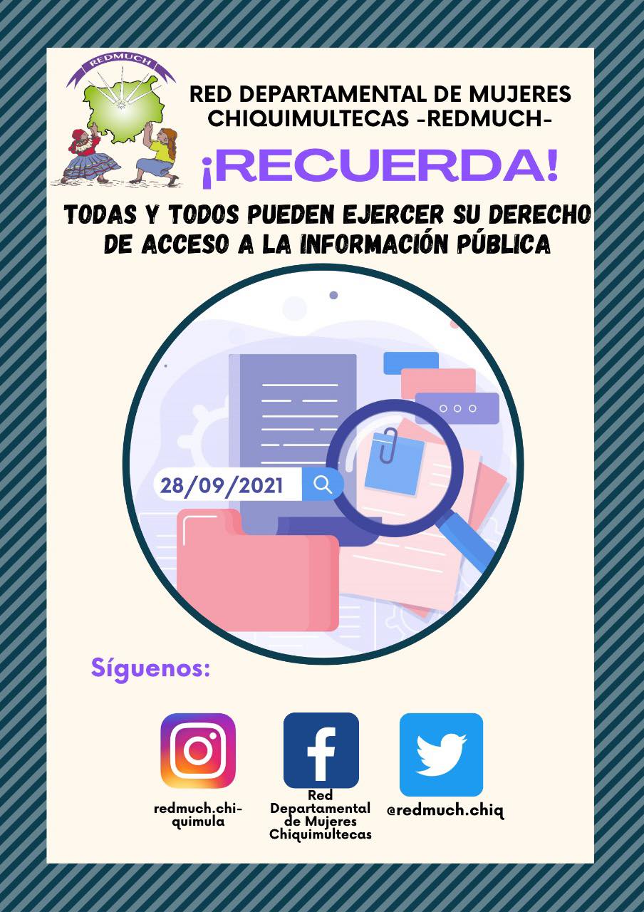 Red Departamental de Mujeres Chiquimultecas - 📢 Día Internacional del ...
