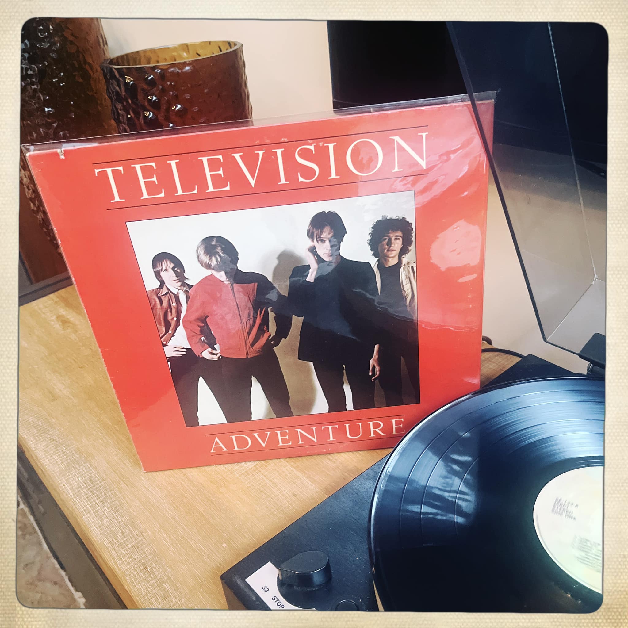 TELEVISION “ADVENTURE” LP I never understood why this album got