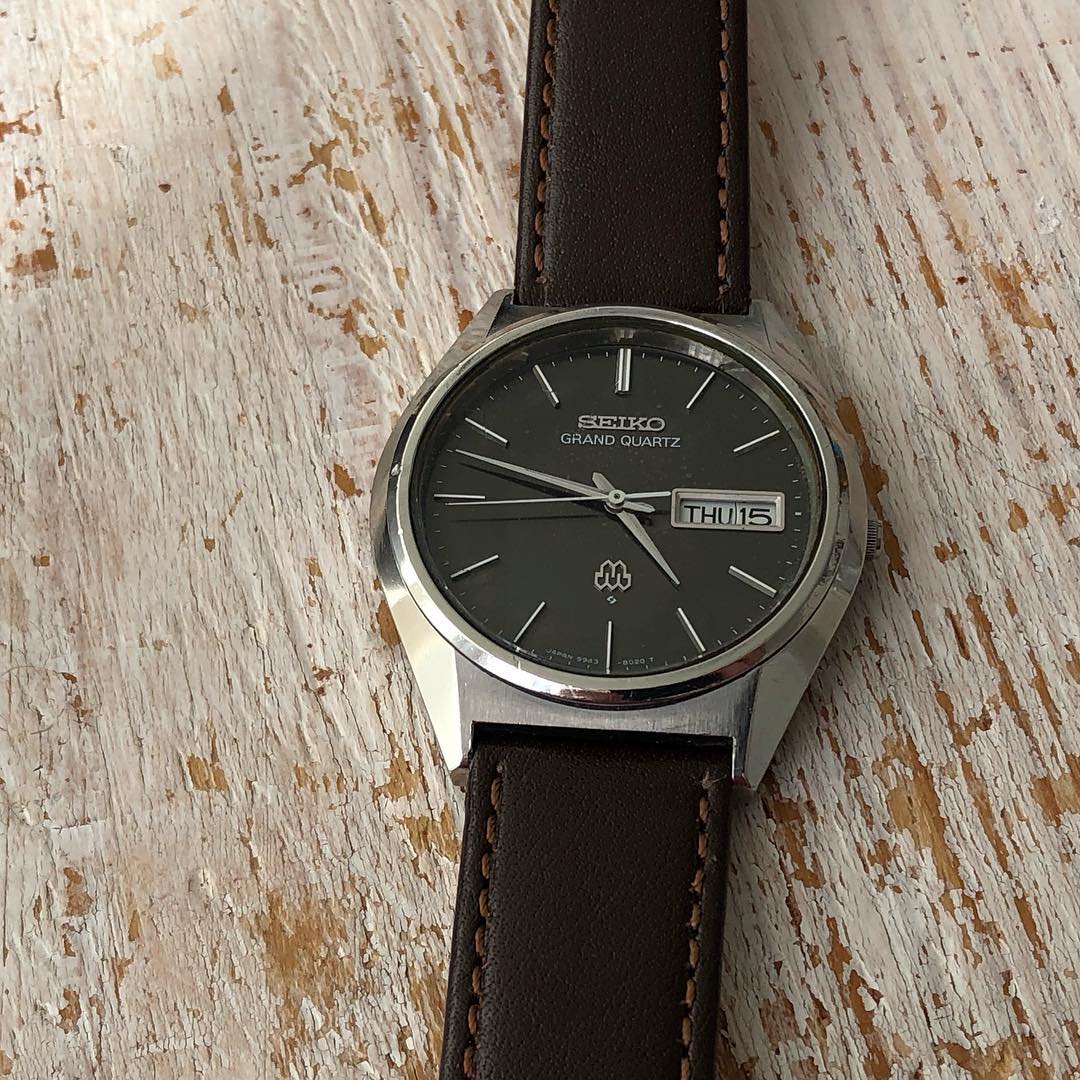 SEIKO - 78年製/新品ベルト/美品/稼働 セイコー グランドクォーツ 9943 
