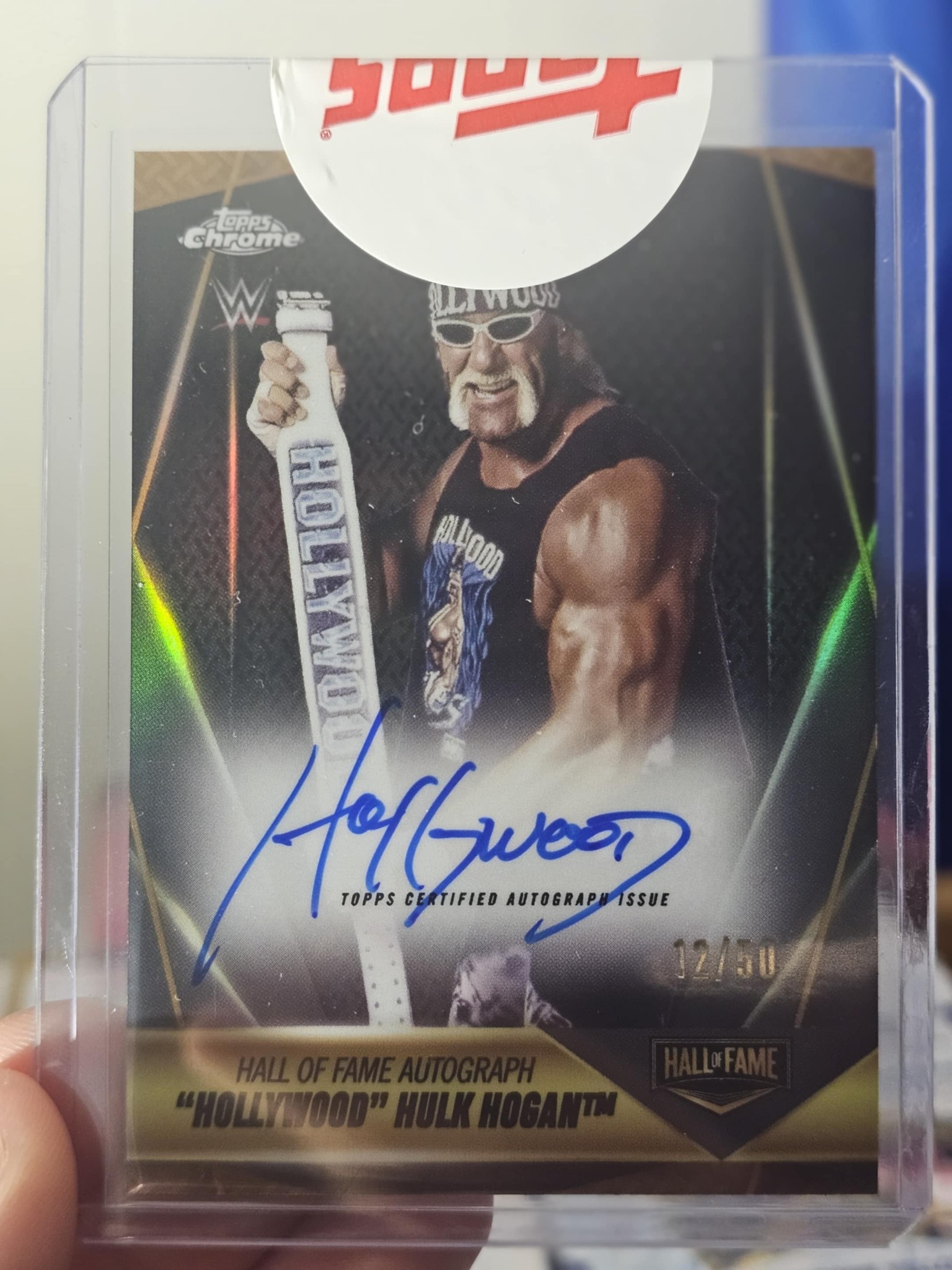 Hulk Hogan 2025 autograph card arrival