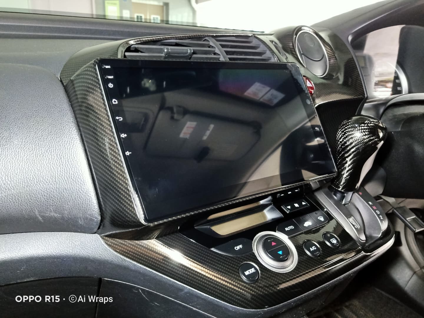 Ai Wrapz - Honda Stream RN6 interior head unit panel,...