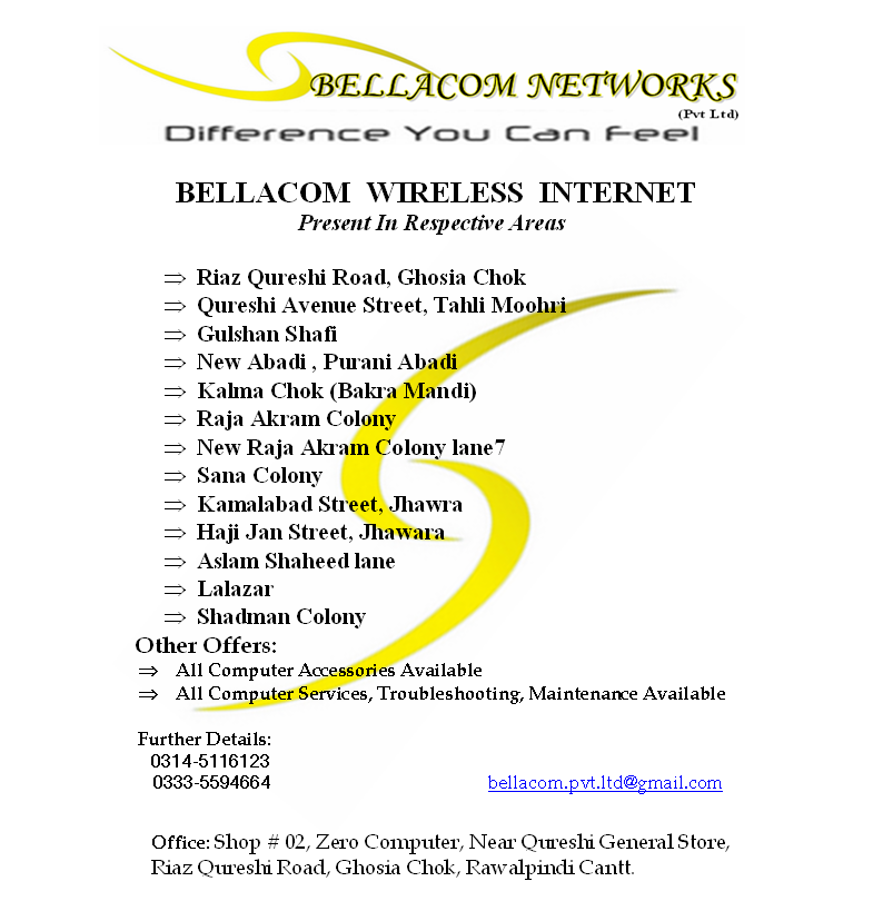 BELLACOM PVT LTD | Rawalpindi