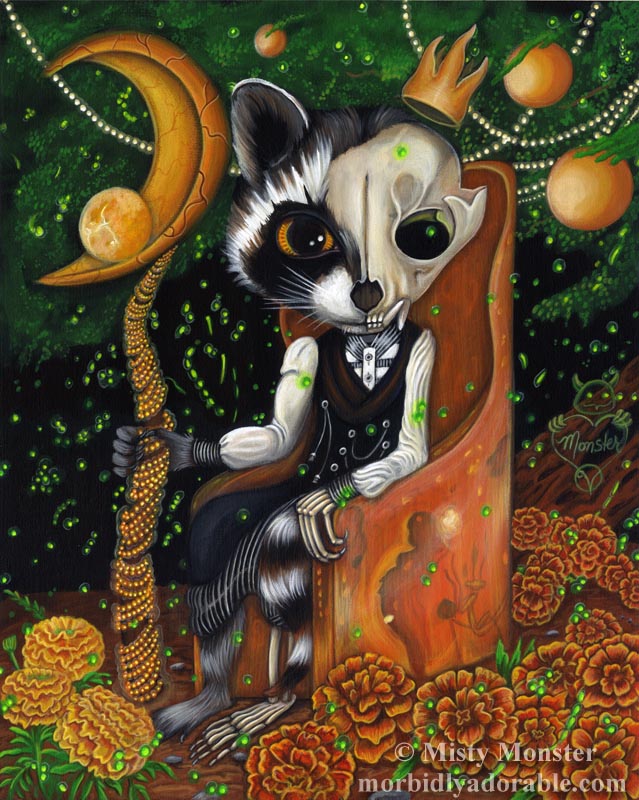 Morbidly - 👑🦝Happy Thursday! Meet the King Of Wands from the Morbidly ...