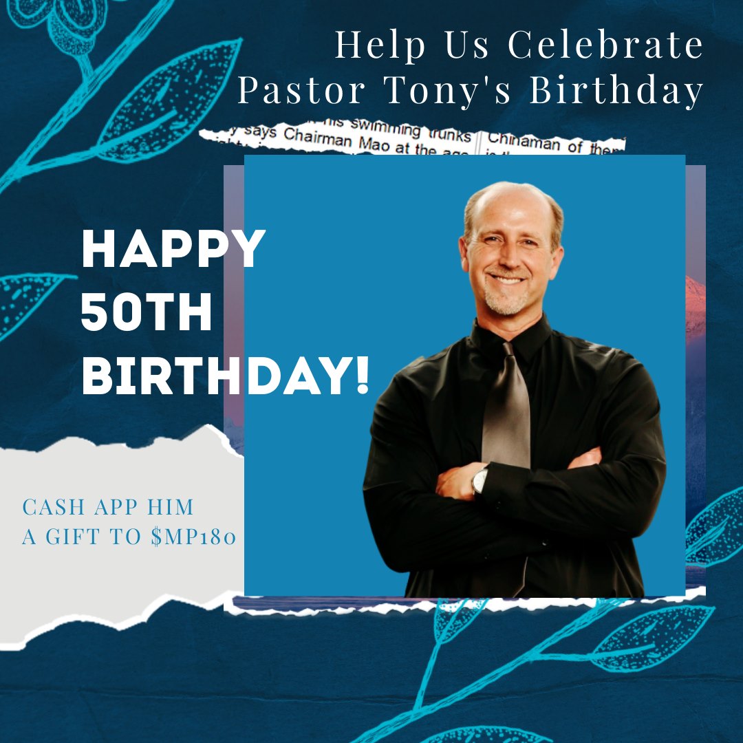 ICON Church - Help us wish Pastor Tony Colson a Happy 50th... | Facebook