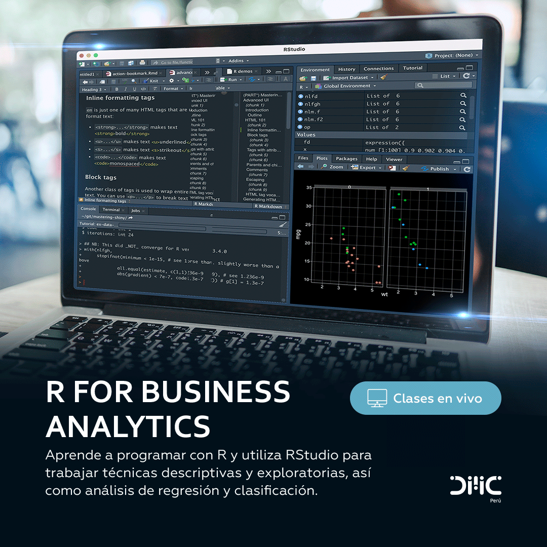 DMC Perú - 💡 ¡Utiliza el R y el RStudio para el análisis...
