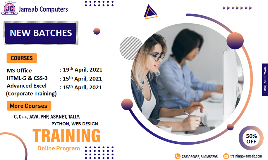 New #Batches starting : MS... - Jamsab Computers Pvt Ltd
