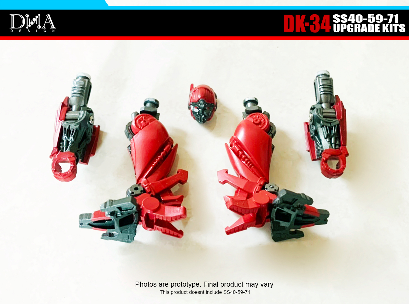 Replace Car Front Arm blade Weapon Upgrade Kit For SS71 Dino - Tim