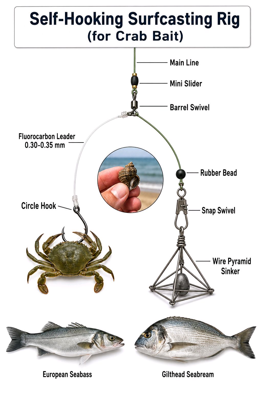 cirlce hook palcement for shark fishing Rigs Surf Fishing, 400lb Wire Leader with 5/0 Tuna Shark Hooks Made for the toughest fish in the water 39960 Fishing Hook Giant 24/0
