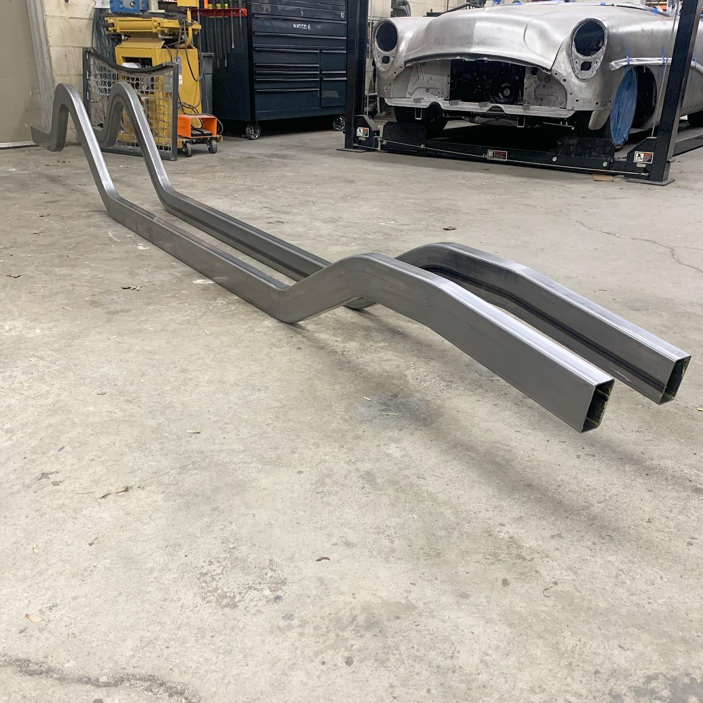 Bent up some chassis rails for a... - Cornfield Customs Ltd