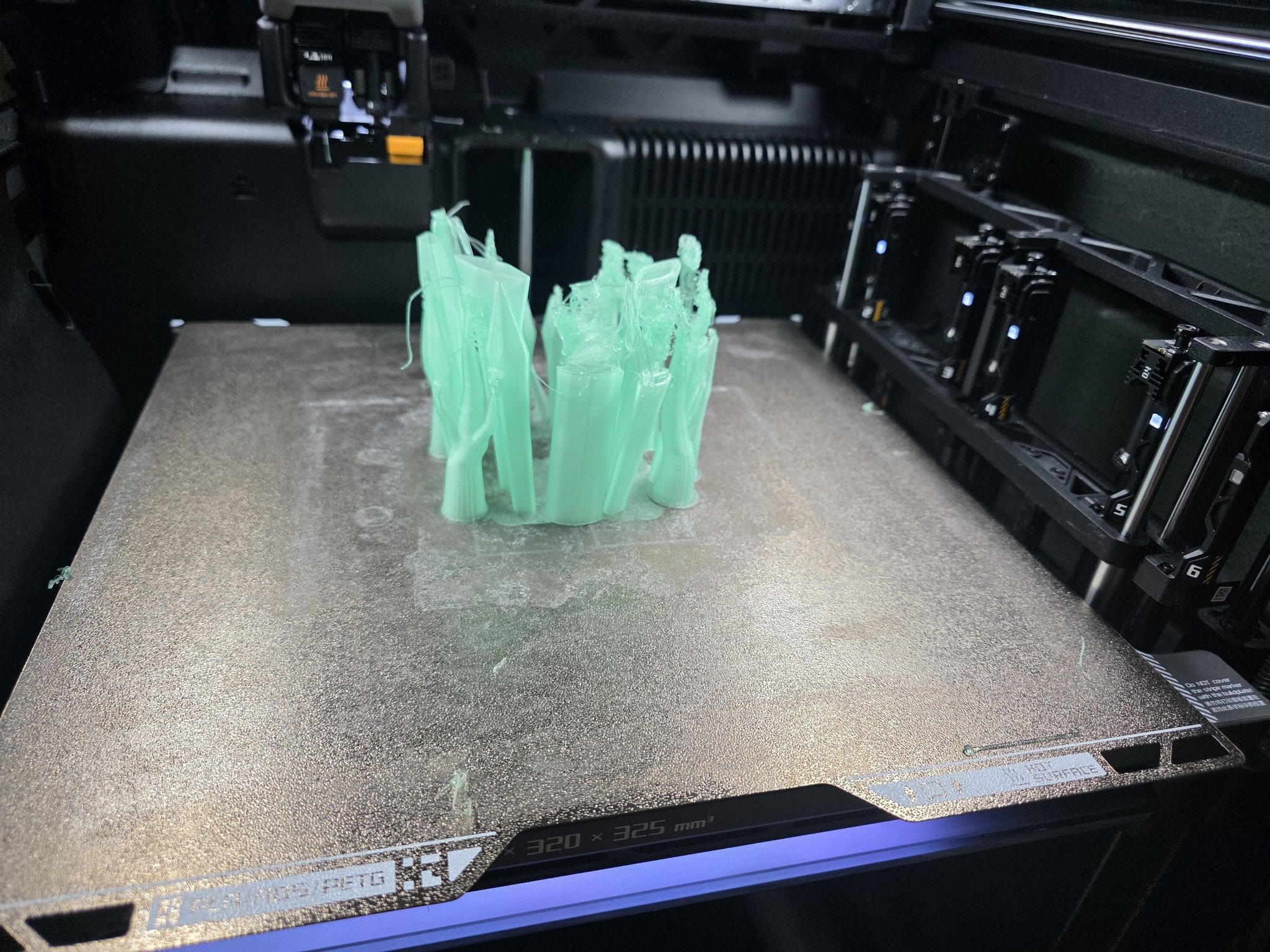 Bambu lab h2c printing issues with tall prints?