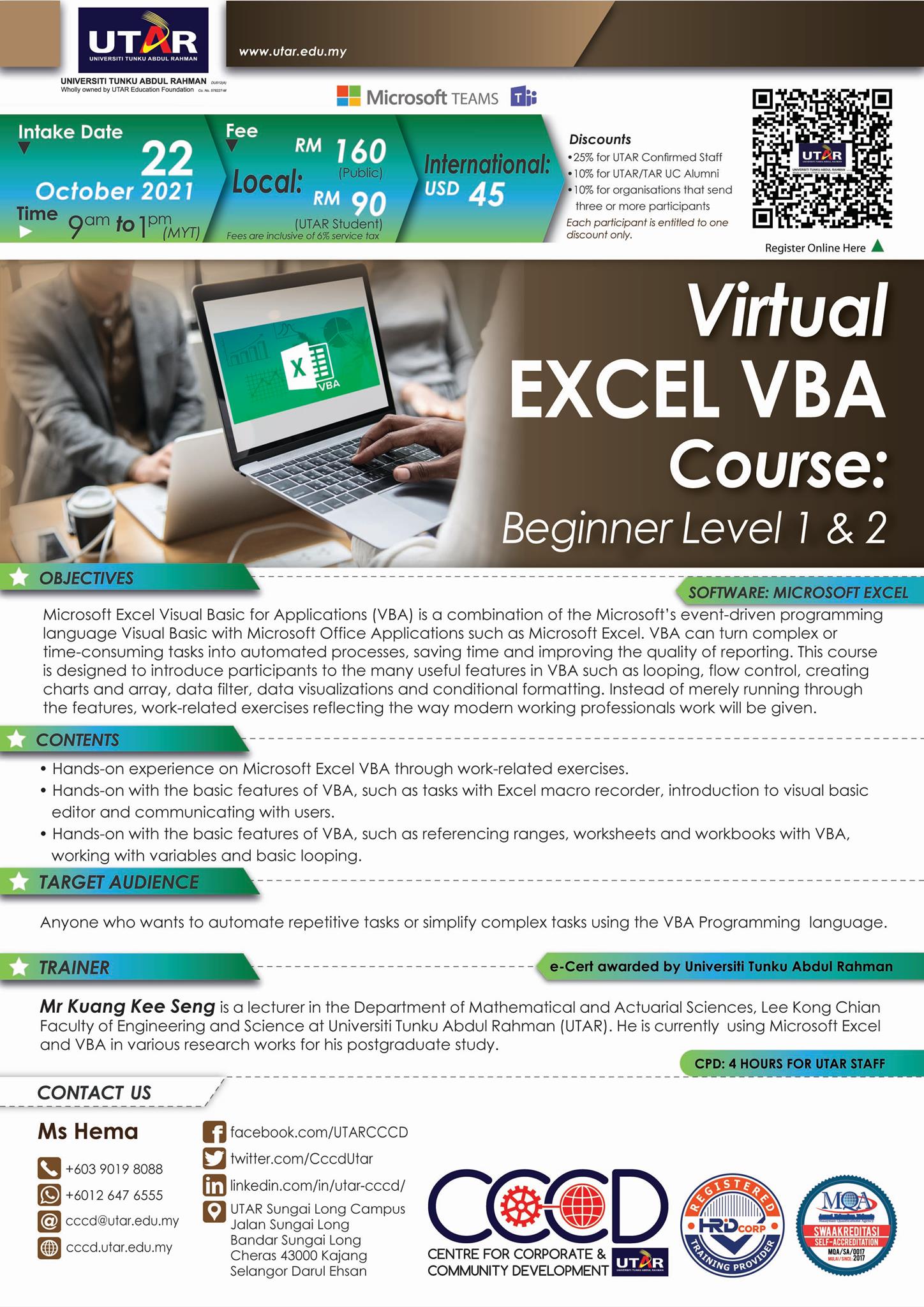 Centre for Corporate and Community Development - Excel in your study ...