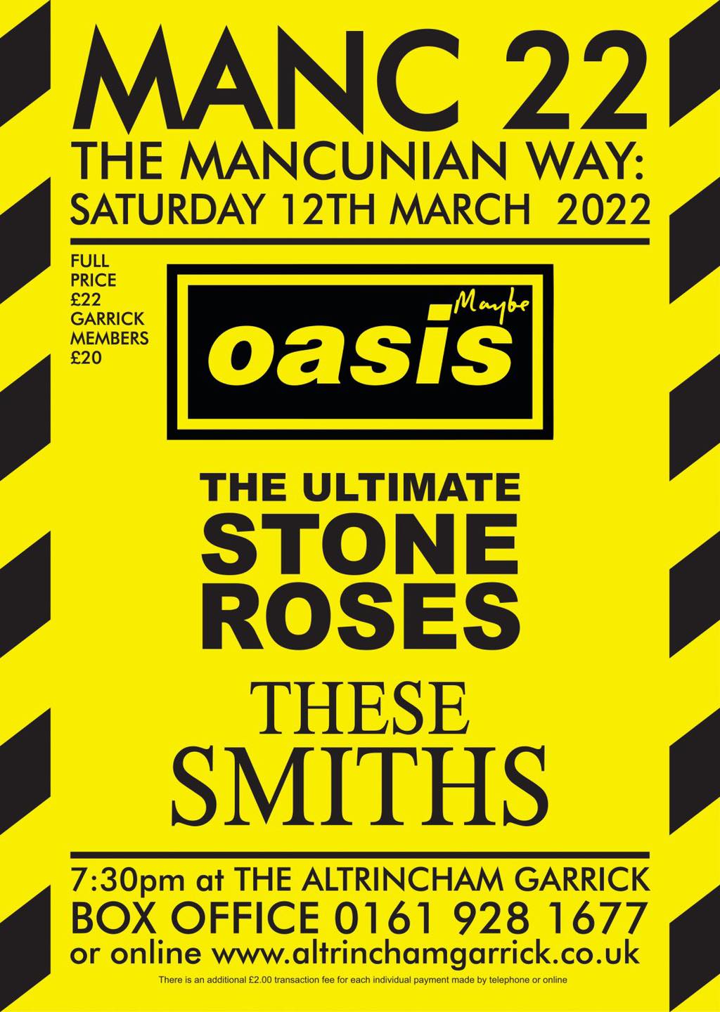 LIAM & NOEL GALLAGHER AND THE REMAINING MEMBERS OF THE STONE ROSES